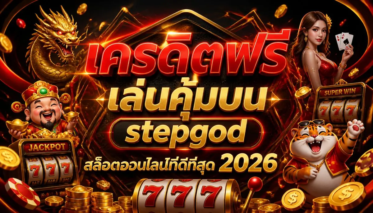 เครดิตฟรี เล่นคุ้มบน stepgod สล็อตออนไลน์ที่ดีที่สุด 2024